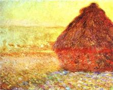 Haga click para ver la imagen ampliada haystack at the sunset near giverny.jpg